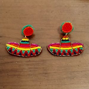 Handmade bead earrings